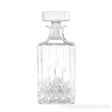 Мини -виски стеклянная бутылка с рисунком с рисунком